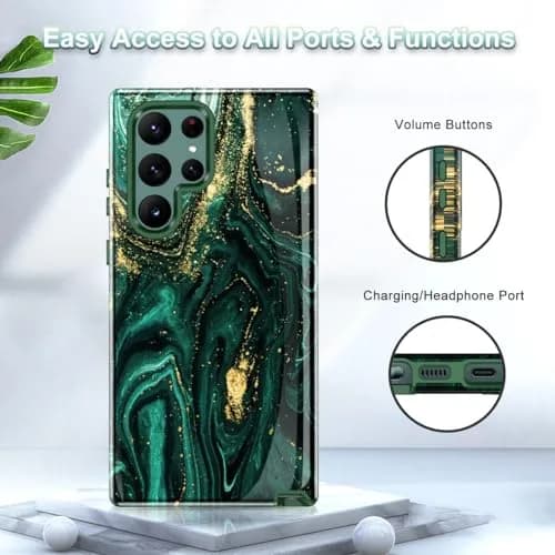 Btscase Cellular Phone Case 6.8 inches | Marble Pattern Shockproof Full Body thumbnail 7