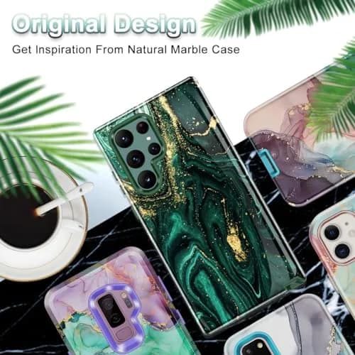 Btscase Cellular Phone Case 6.8 inches | Marble Pattern Shockproof Full Body thumbnail 8