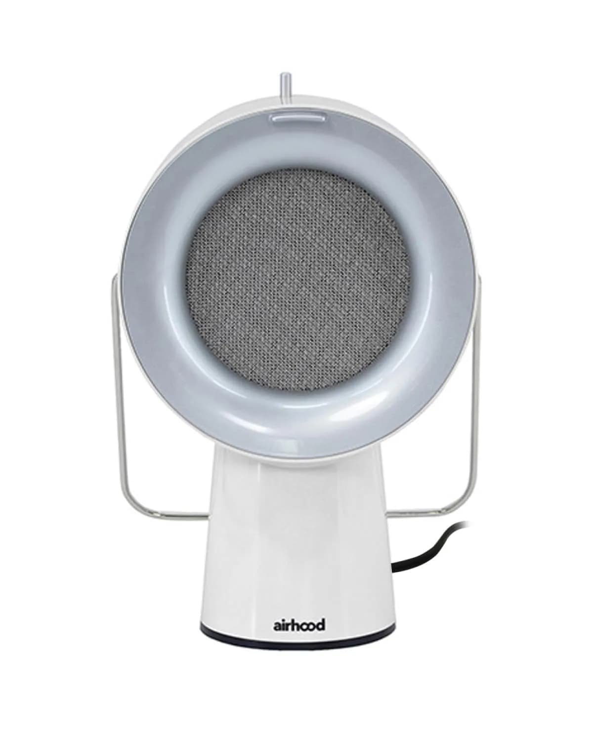 airhood Cadmium Orange Portable Kitchen Exhaust Fan, Ductless Air Purifier with 2 Activated Charcoal Filters & Stainless-steel Oil Filter | Easy to Clean - Ivory White - main product image
