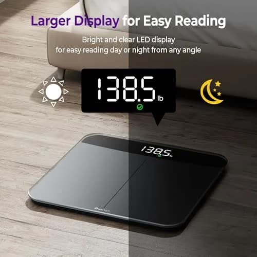 Ovutek Digital Body Weight Scale 450lb (205kg) | Accurate to 0.05lb with LED Display thumbnail 3