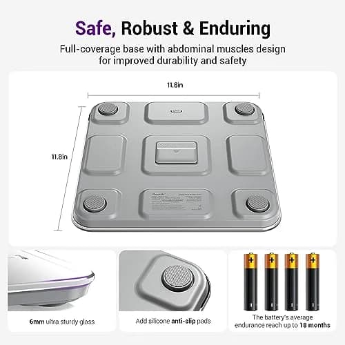 Ovutek Digital Body Weight Scale 200kg (450lb) | FDA Approved Accuracy for Home & Family Use thumbnail 5