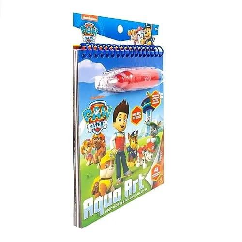 Paw Patrol Aqua Art Pad with Water Pen | Mess-Free Reusable Toddler Activity Book (4 Pages, 6" x 7.5") thumbnail 7