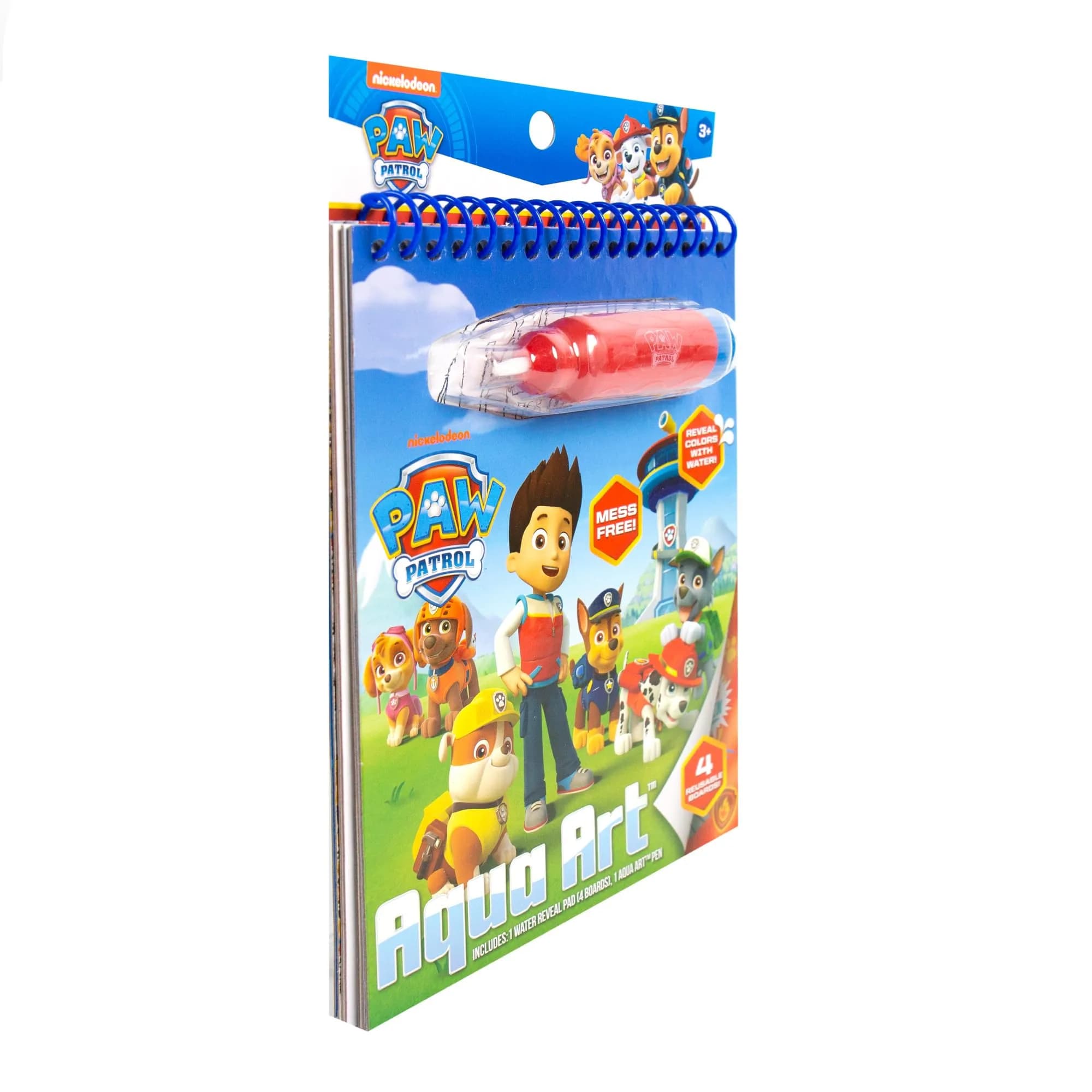 Paw Patrol Aqua Art Pad with Water Pen | Mess-Free Reusable Toddler Activity Book (4 Pages, 6" x 7.5") - view 7