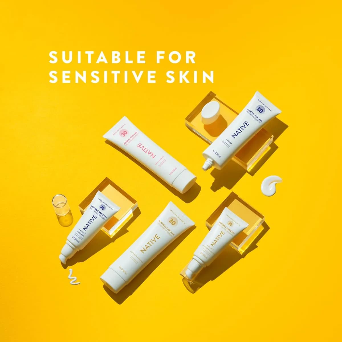 Native Sunscreen SPF 30 with Zinc Oxide, Coconut & Pineapple Scent, 5 oz | Dermatologist Tested for Sensitive Skin - view 7