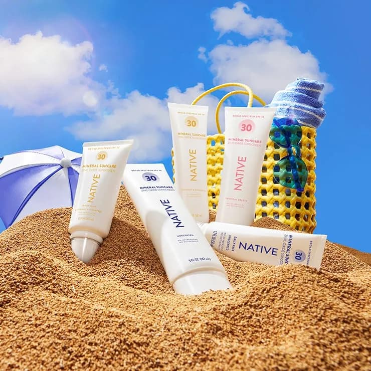 Native Sunscreen SPF 30 with Zinc Oxide, Coconut & Pineapple Scent, 5 oz | Dermatologist Tested for Sensitive Skin - view 8