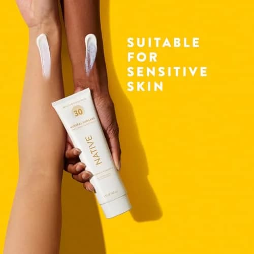 Native Sunscreen SPF 30 Zinc Oxide 148ml (5 Fl Oz) | Dermatologist Tested thumbnail 3