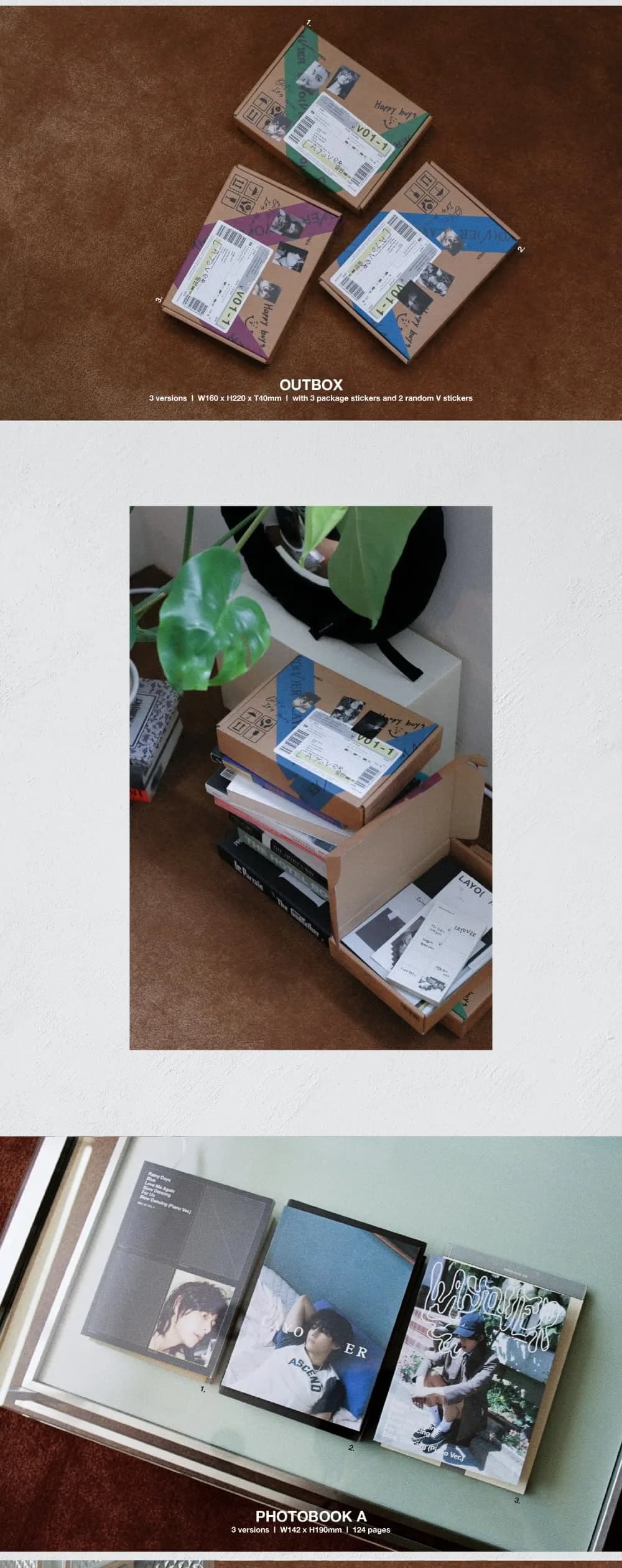 Genie Music V - Layover Album (BLUE ver.) 156 Pages | Modern Music Album for Collectors - view 3