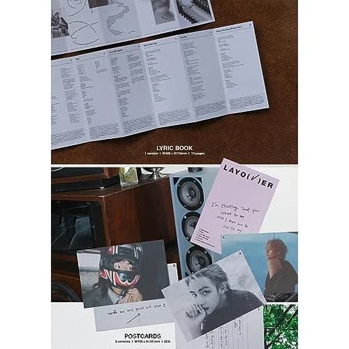 V Layover Album (VIOLET ver.) 16cm (6.3in) x 21.6cm (8.5in) | Official Music Release thumbnail 5