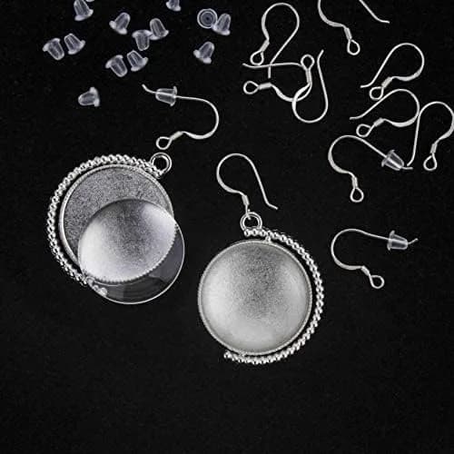 HOLLOSPORT Sterling Silver Earring Hooks 12 Pairs | Jewelry Making Supplies, Safe & Elegant thumbnail 5