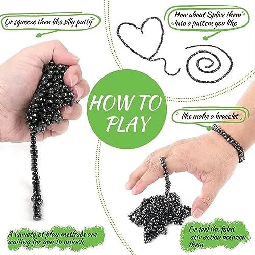 Matassari Black 550pcs Fidget Toy Set | Non-Toxic, BPA-Free, ASTM-Tested thumbnail 2
