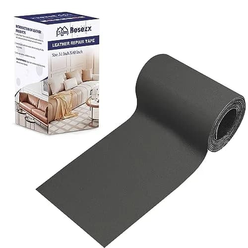 Besezx Leather Repair Patch Tape Kit 3.1in x 60in | Self-Adhesive for Furniture, Sofas, Car Seats, Vinyl Repair thumbnail 1