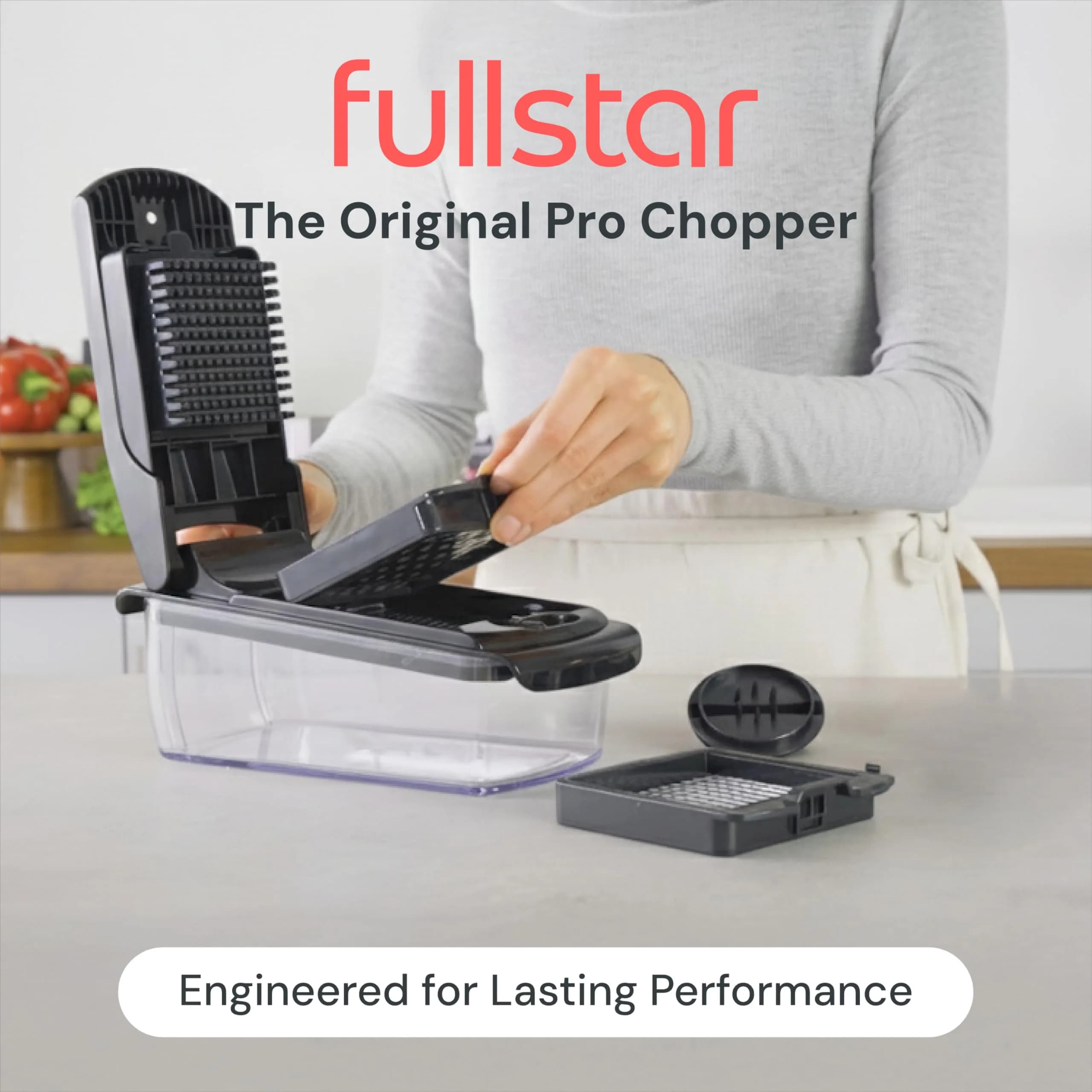 Fullstar Pro Original Black 2-in-1 Vegetable Chopper & Spiralizer for Quick Kitchen Prep - view 2