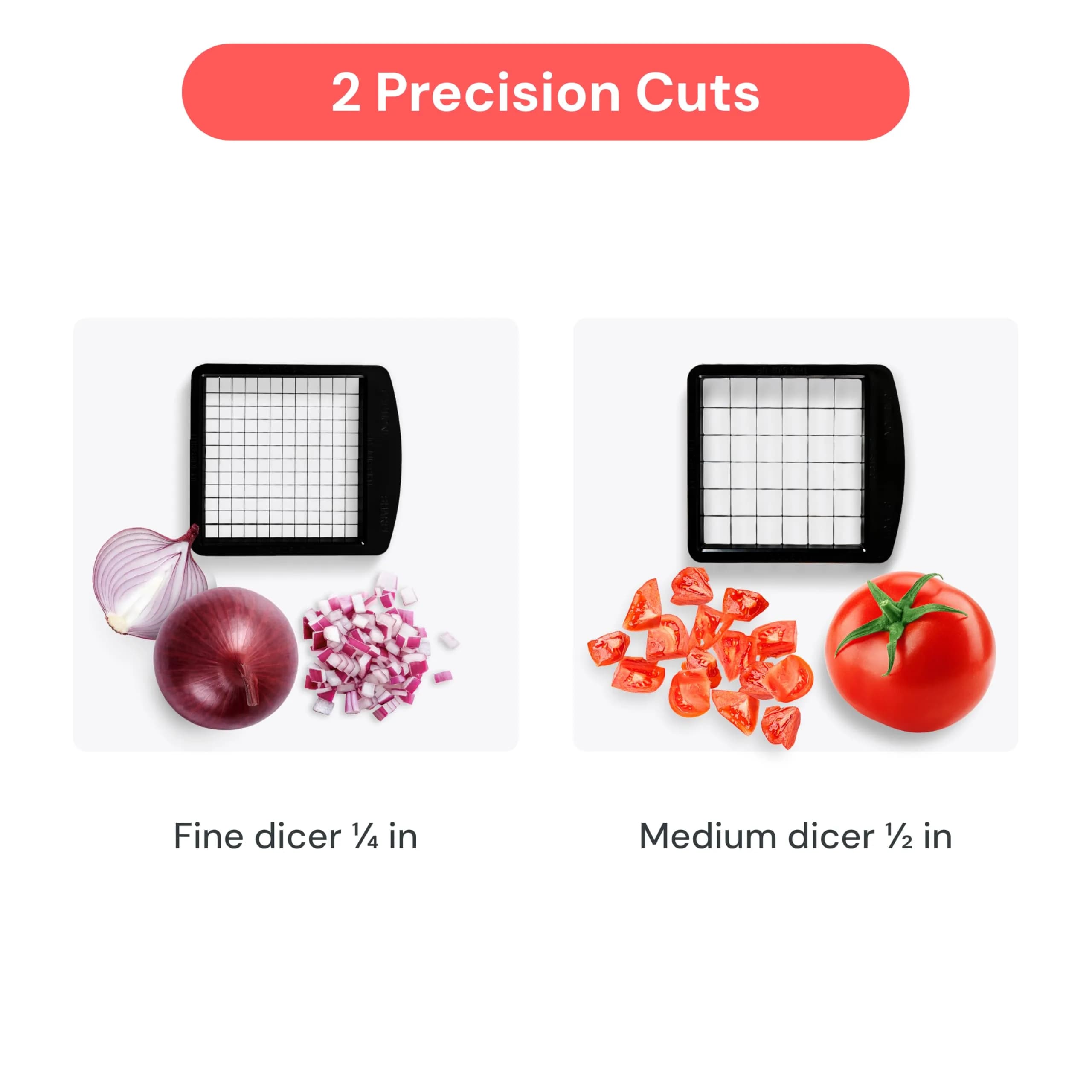 Fullstar Pro Original Black 2-in-1 Vegetable Chopper & Spiralizer for Quick Kitchen Prep - view 4