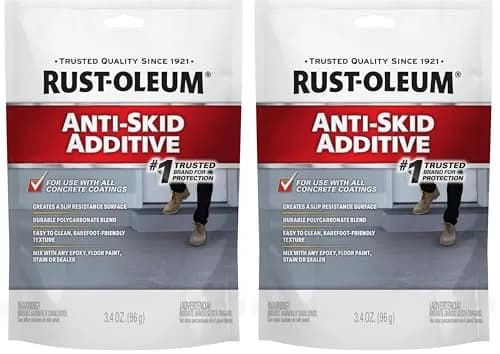 Rust-Oleum Anti-Skid Additive for Paint & Stains, Aluminum Oxide Formula, 13.6 oz (Pack of 2) | Adds Slip Resistance to Concrete, Wood, Metal, Fiberglass thumbnail 1