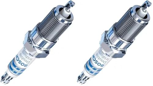 Bosch Spark Plug Double Iridium OE Fine Wire 1 Count (Pack of 2) | Long Life & OE Fit thumbnail 1
