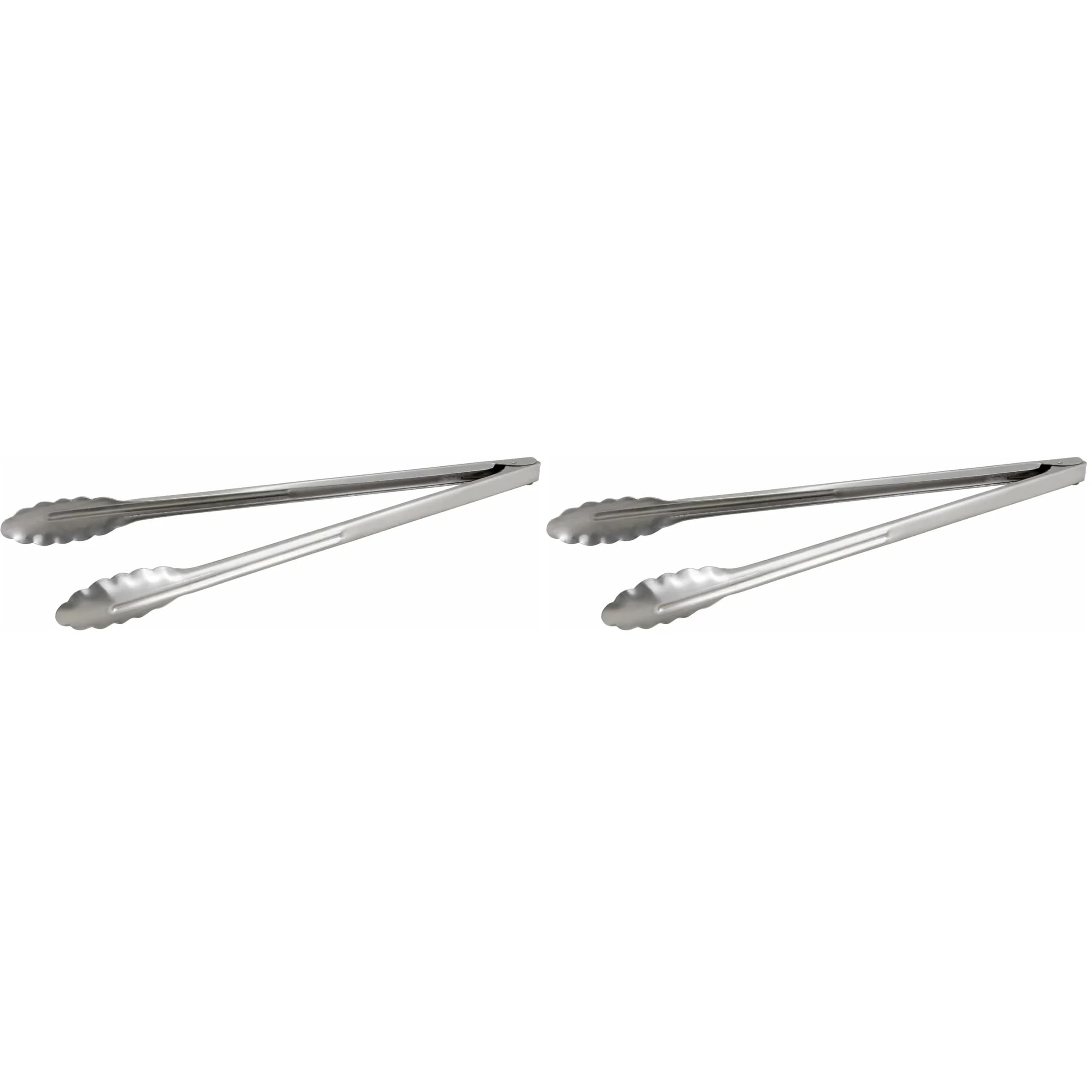 Winco Coiled Spring Heavyweight Stainless Steel Utility Tong, 16-Inch (Pack of 2) | Commercial Grade, Dishwasher Safe - main product image