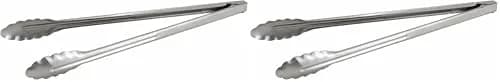 Winco Coiled Spring Heavyweight Stainless Steel Utility Tong, 16-Inch (Pack of 2) | Commercial Grade, Dishwasher Safe thumbnail 1
