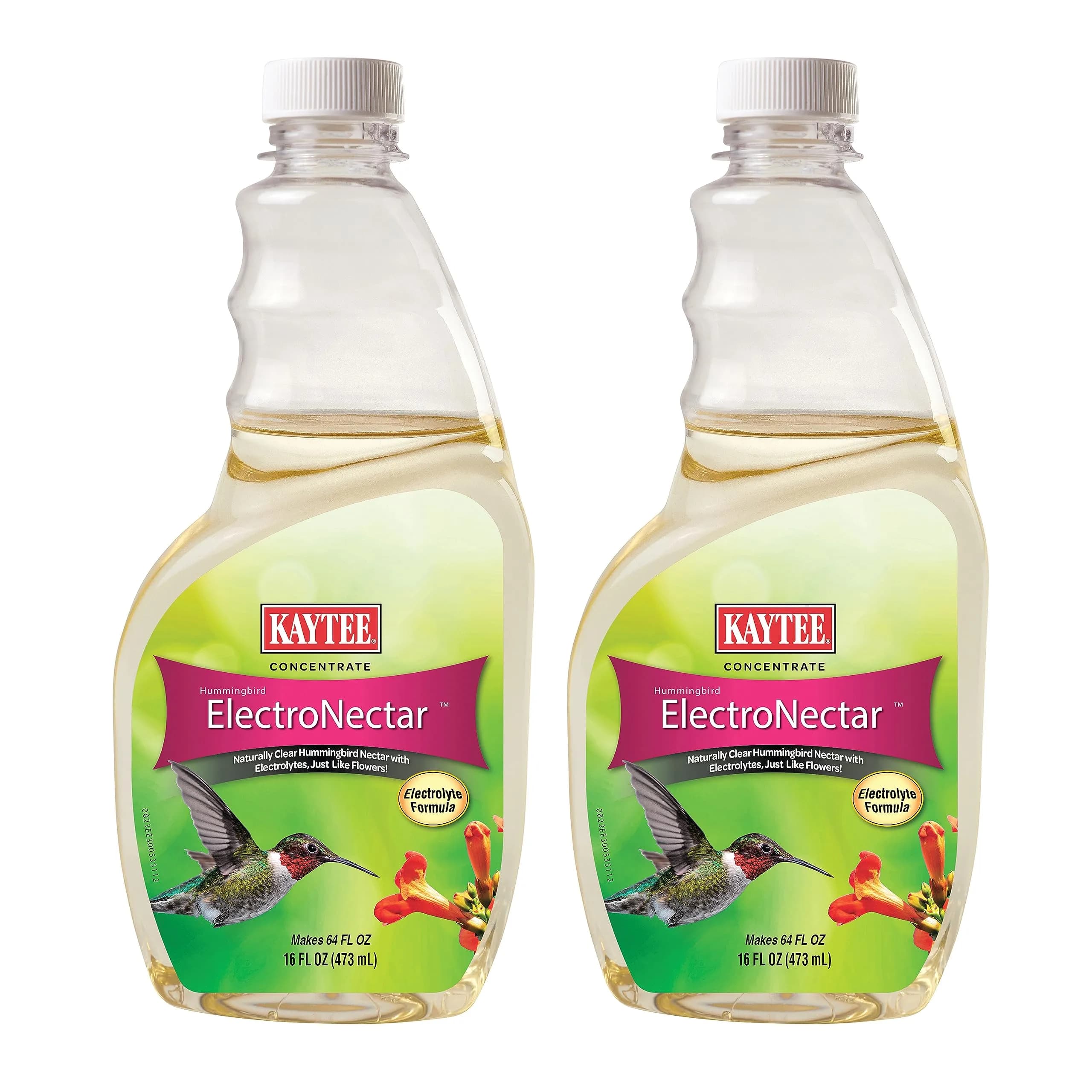 Kaytee ElectroNectar Wild Bird Food 16 Fl Oz | Electrolyte Concentrate for Hummingbirds
