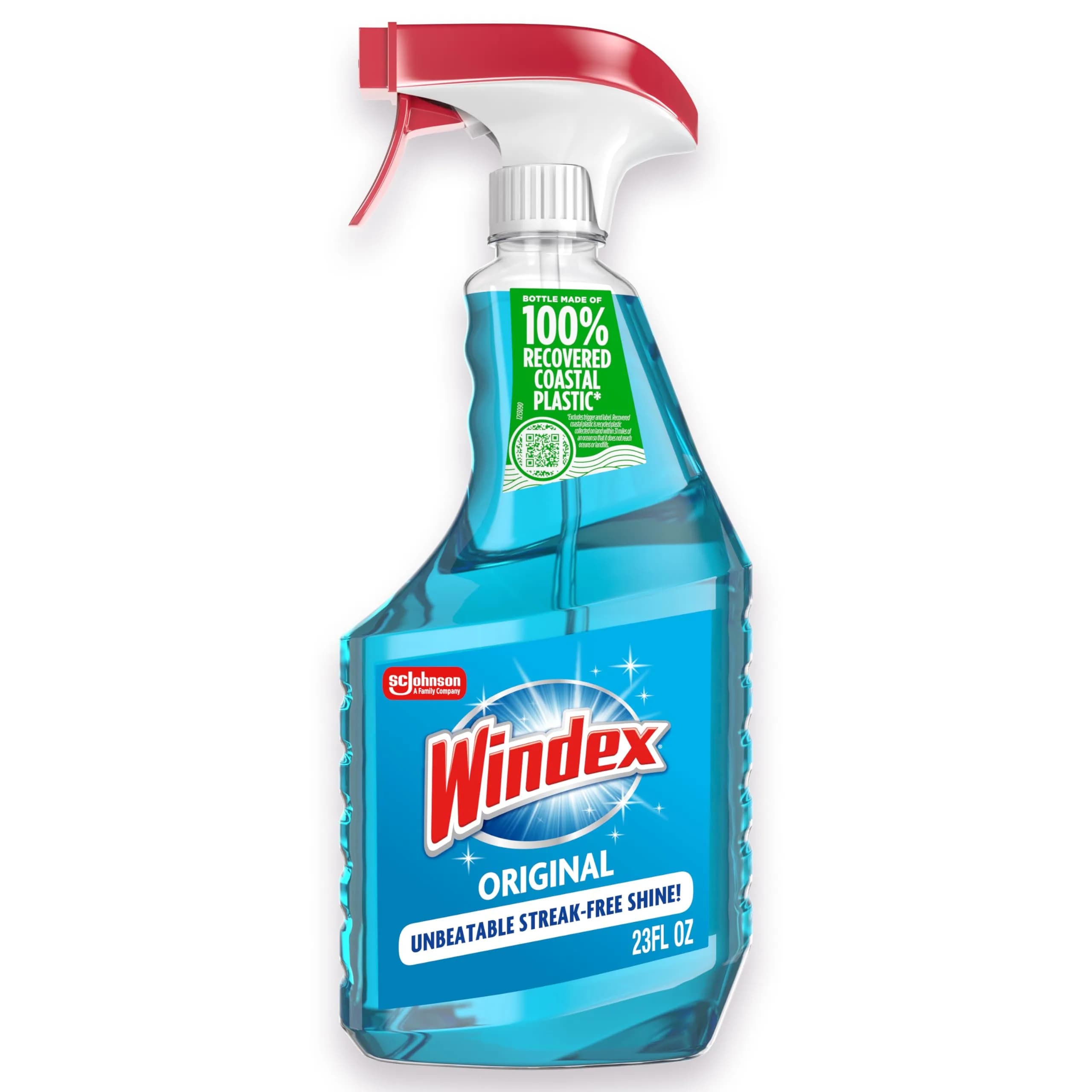 Windex Original Glass & Window Cleaner Spray Bottle 678ml (23 Fl Oz) | Streak-Free Shine for Home Surfaces - main product image
