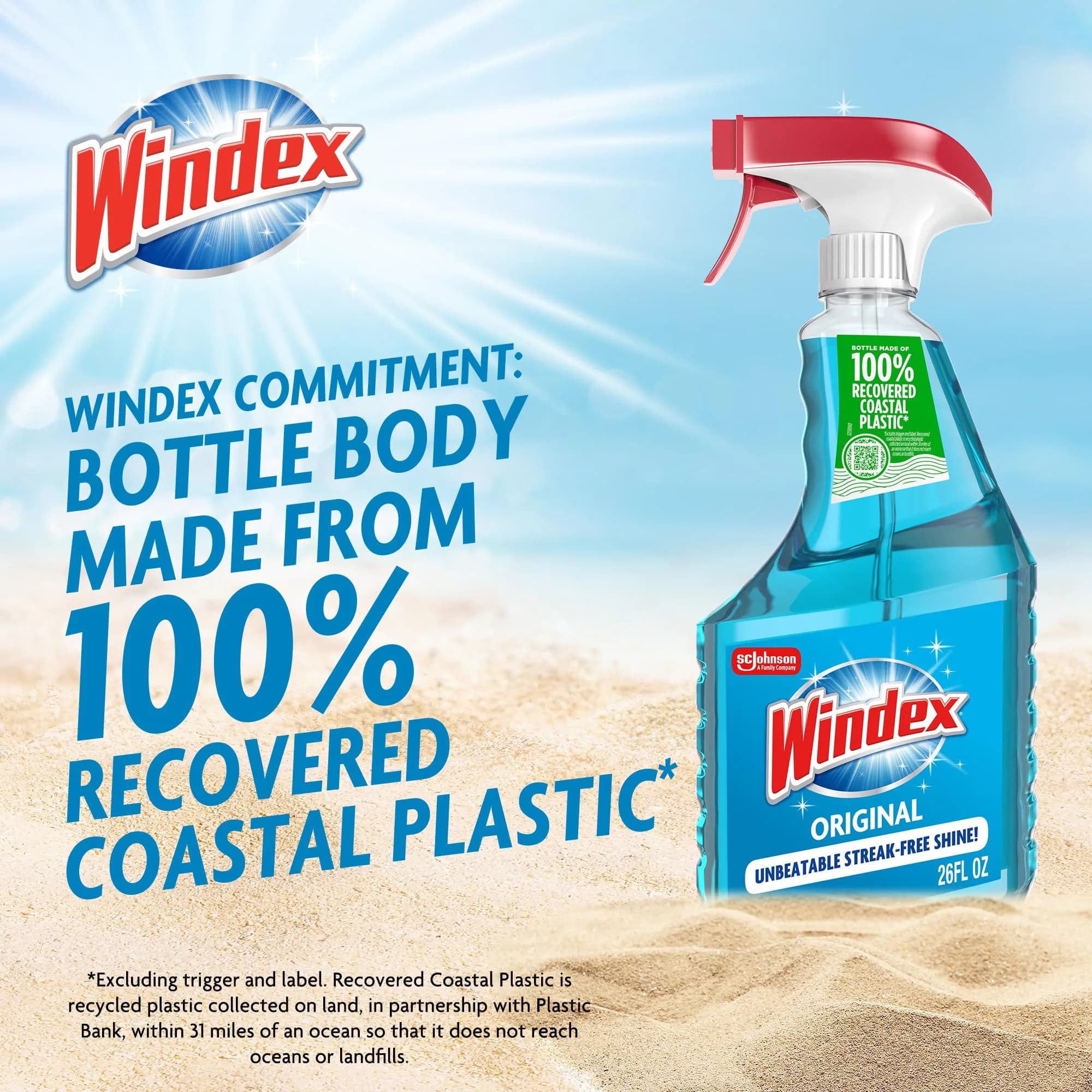 Windex Original Glass & Window Cleaner Spray Bottle 678ml (23 Fl Oz) | Streak-Free Shine for Home Surfaces - view 7