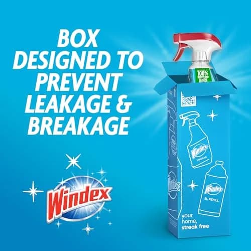 Windex Original Glass & Window Cleaner Spray Bottle 678ml (23 Fl Oz) | Streak-Free Shine for Home Surfaces thumbnail 8