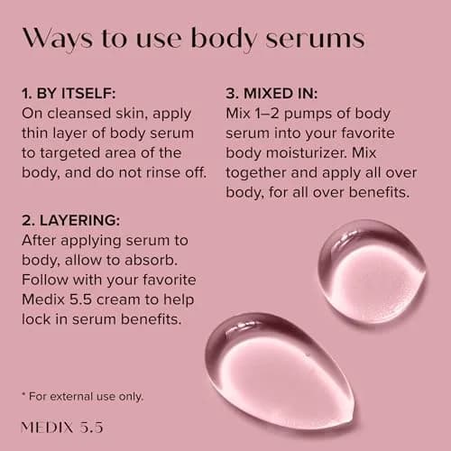 Medix 5.5 Anti Aging Skin Care Set | Retinol Body Cream, Glycolic Acid Wash & Hyaluronic Acid Serum | 3-Piece Set thumbnail 9