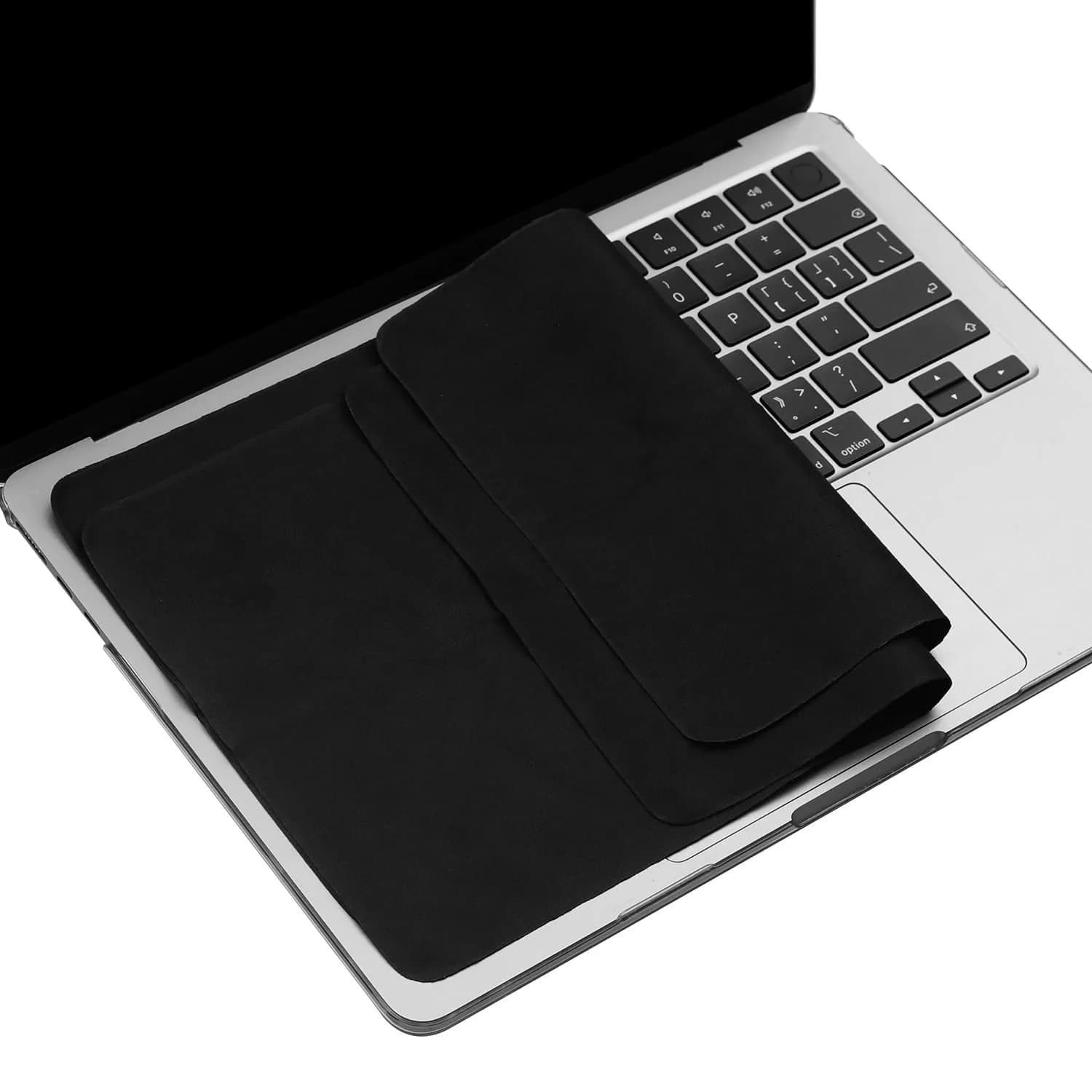 MUBUY-GOL Yellow Microfiber Liner Cleaning Cloth 2 Pack (11.4" x 7.7") | Cleans Screens & Laptops - main product image