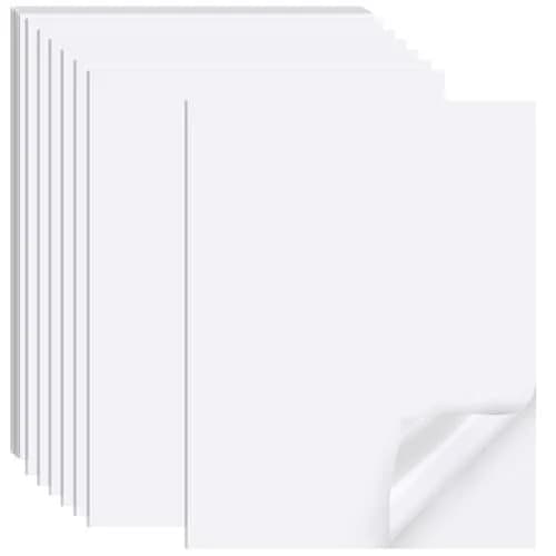 Joyberg Matte Printable Sticker Paper 40 Sheets (8.5"x11") | Full Sheet Labels for Inkjet & Laser Printers thumbnail 1