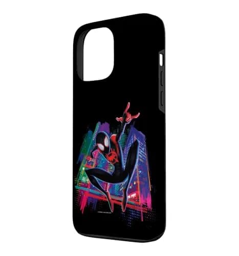 Marvel Spider-Man Miles Morales Graffiti City Case for iPhone 13 Pro Max | Shock-Resistant Polycarbonate & TPU thumbnail 2