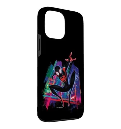 Marvel Spider-Man Miles Morales Graffiti City Case for iPhone 13 Pro Max | Shock-Resistant Polycarbonate & TPU thumbnail 3