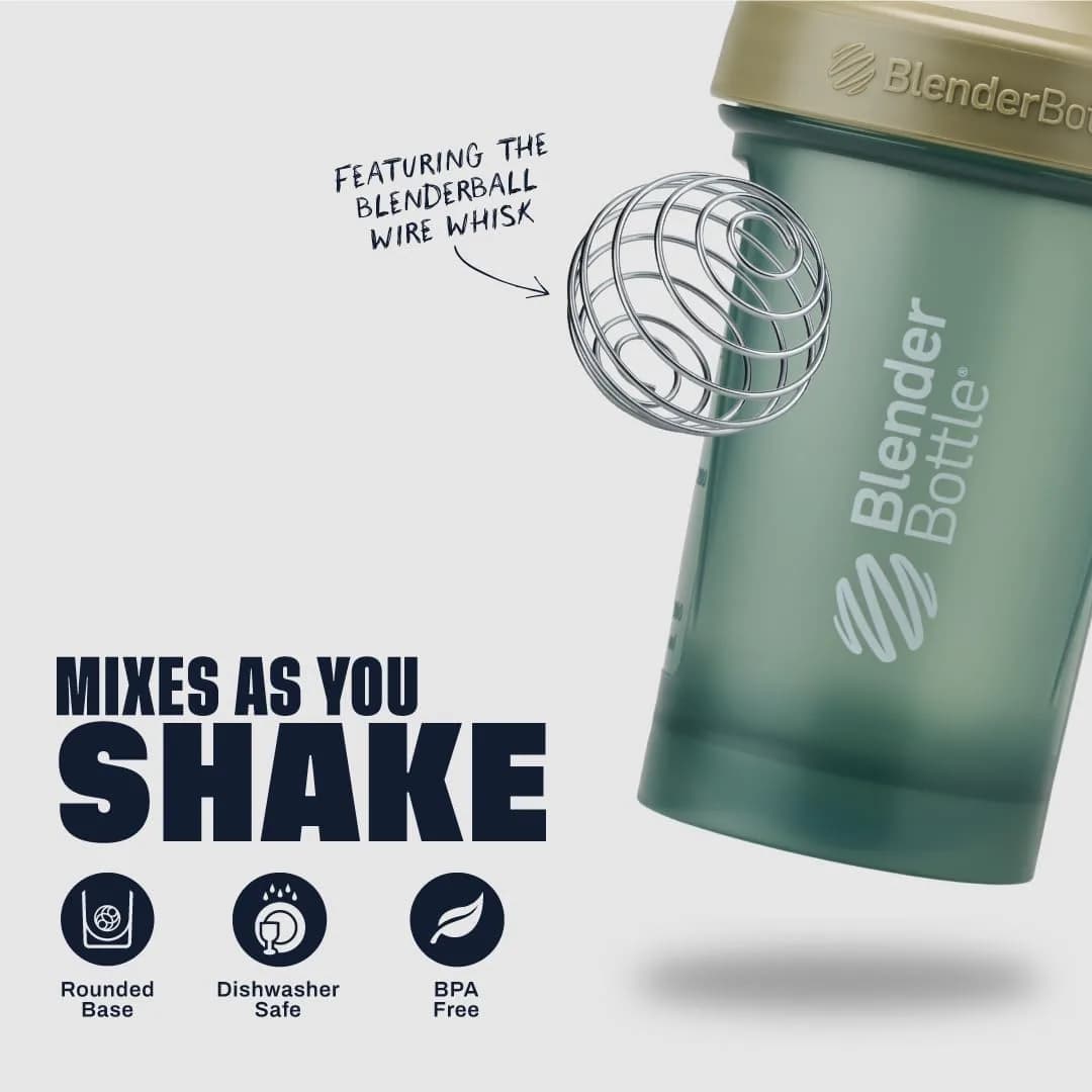 BlenderBottle Classic V2 Shaker Bottle 800ml (28 oz) | Powerful Mixing System for Protein Shakes - view 3
