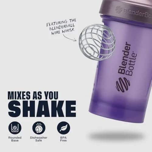 BlenderBottle Classic V2 Shaker Bottle 800ml (28 oz) | Mixes Protein Smoothies Effortlessly thumbnail 3