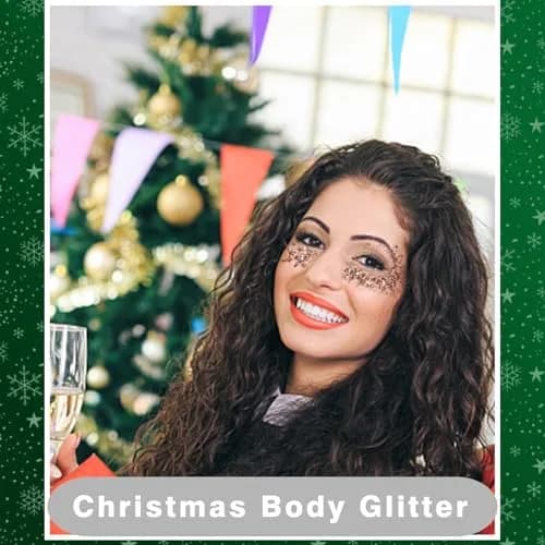 MEICOLY Brown Body Glitter Gel 50ml (1.69 Fl Oz) | Self-Adhesive Chunky Glitter for Face, Body, Hair thumbnail 2