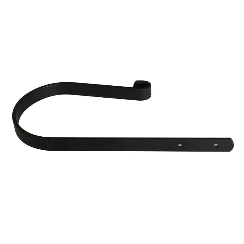 Refila Black Curtain Swag Holder Set of 2 | Wall Mounted Metal Drapery Tiebacks with Screws thumbnail 11