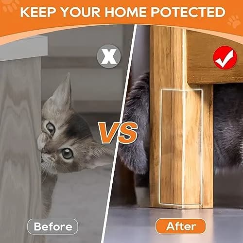 Loiion Clear Pet Door Protector from Dog Scratching 4in x 32.8ft | Transparent Vinyl Scratch Guard for Cats & Dogs thumbnail 2
