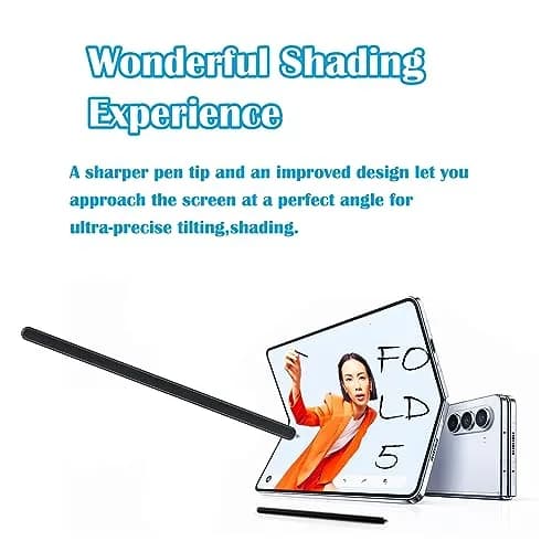Alovexiong Galaxy Z Fold 6/5 S Pen Fold Edition Replacement Stylus Pen Black | Tilt Sensitive, 4096 Pressure Levels thumbnail 8