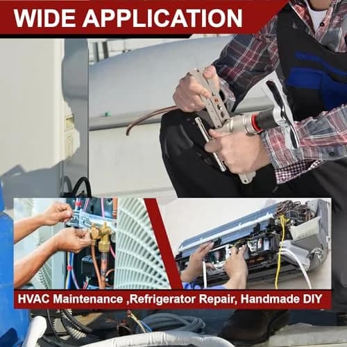 Wostore Manual & Electric Eccentric Flaring Tool 6mm-3/4 | 9 Dies for Brake Tubing thumbnail 6