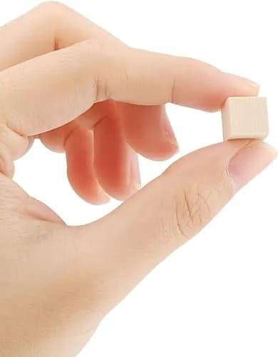 WURONXIN Unfinished Wooden Blocks 1cm Pack of 500 Small Wood Cubes | DIY Craft Wood thumbnail 6