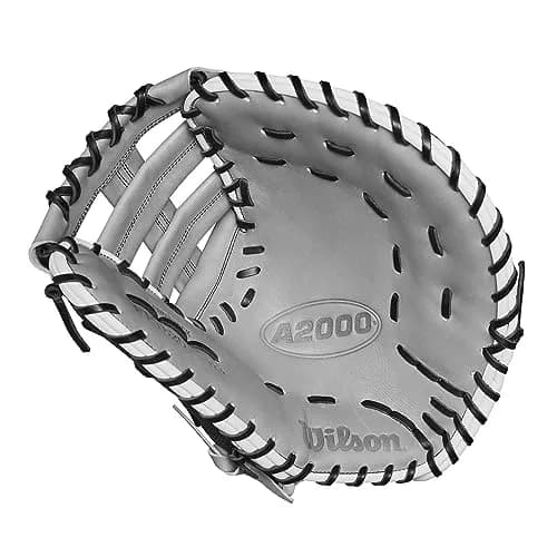 Wilson 2024 A2000 1620 12.5” Fastpitch First Base Mitt | Left Hand Throw, Black/Grey/Red thumbnail 3
