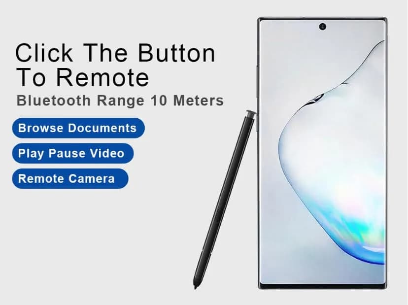 JMBTQ Galaxy Note Stylus Pen with Bluetooth | Replacement Touch Pen for Samsung Note 10 & 10+ Plus 5G, Black thumbnail 10