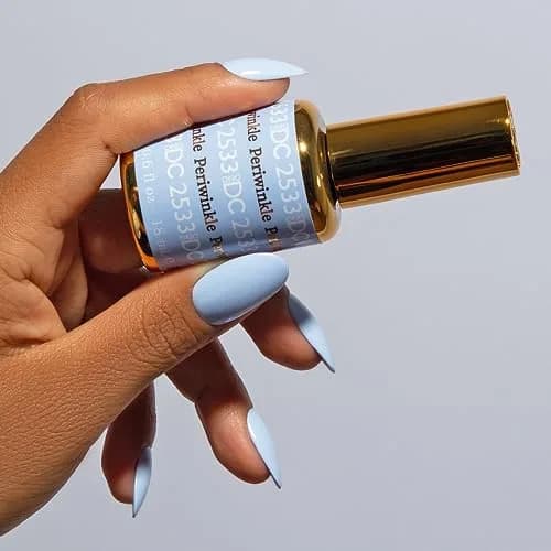 DAISY DND 0.5 Fl Oz Gel Nail Polish Set - Periwinkle, 3 Weeks Wear, Vegan & Cruelty-Free thumbnail 2