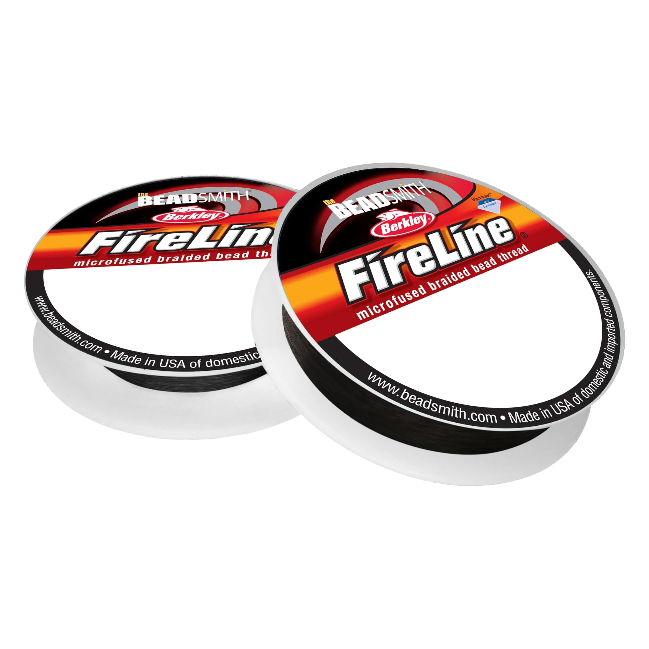 The Beadsmith Fireline Micro-Fused Braided Thread 15 yards Smoke Grey | High Tensile Strength Jewelry Thread — Smoke Grey