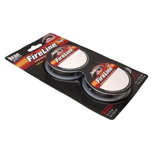 The Beadsmith Fireline Micro-Fused Braided Thread 15 yards Smoke Grey | High Tensile Strength Jewelry Thread thumbnail 5