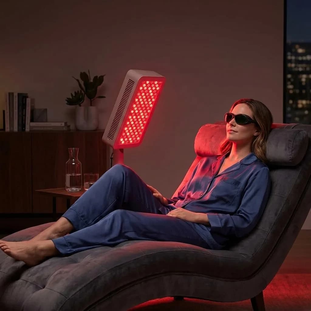Dubofu Professional Black Red Light Therapy Glasses for Eye Protection - view 3