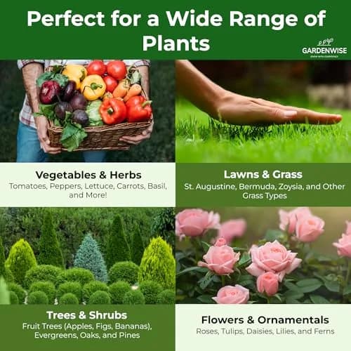 GARDENWISE 10-10-10 All-Purpose Fertilizer 10 Quarts | Supports Rapid & Long-Lasting Garden Growth thumbnail 3
