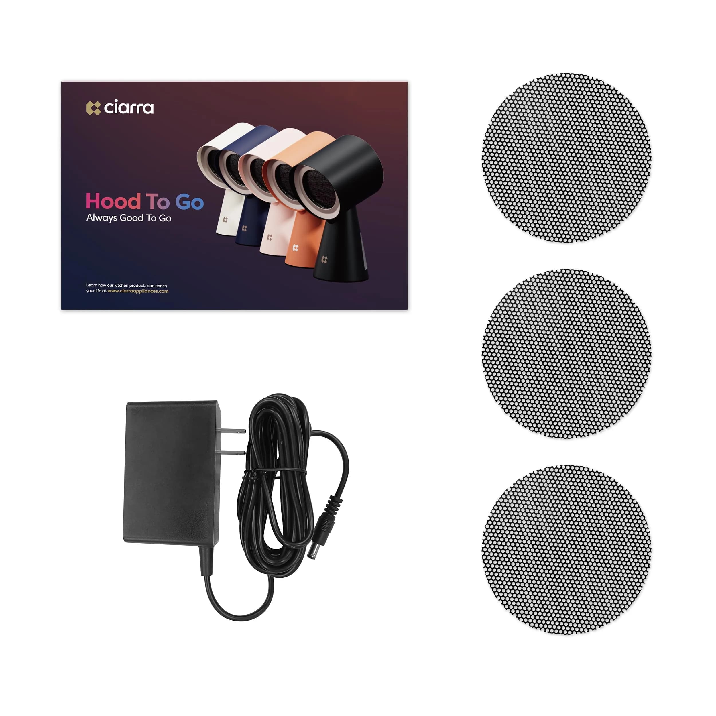 CIARRA Portable Range Hood | 2-Speed Exhaust Fan for Indoor BBQ, Hot Pot - view 9