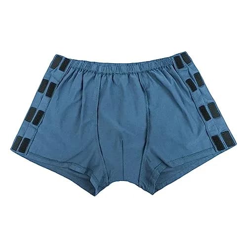 HKSICHENGKEJI Tear Away Shorts for Men | Post Surgery Athletic Cotton Boxer Briefs (27.5-39.3in Waist) thumbnail 8
