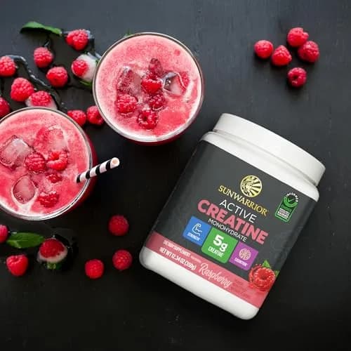 Sunwarrior Creatine Monohydrate Powder 50 Servings | Vegan & Keto Friendly | Support Muscle & Brain Function thumbnail 7
