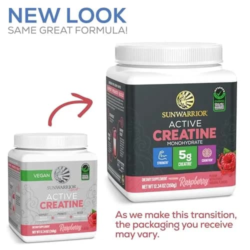 Sunwarrior Creatine Monohydrate Powder 50 Servings | Vegan & Keto Friendly | Support Muscle & Brain Function thumbnail 8