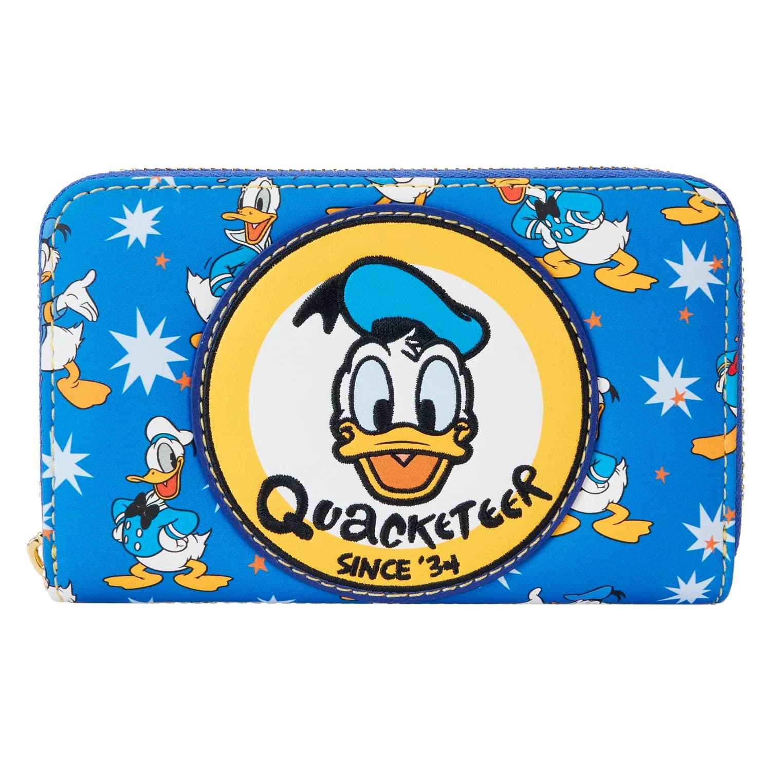 Loungefly Disney Donald Duck 90th Anniversary Wallet | Bi-Fold Vegan Leather with ID Slot — Multicolor